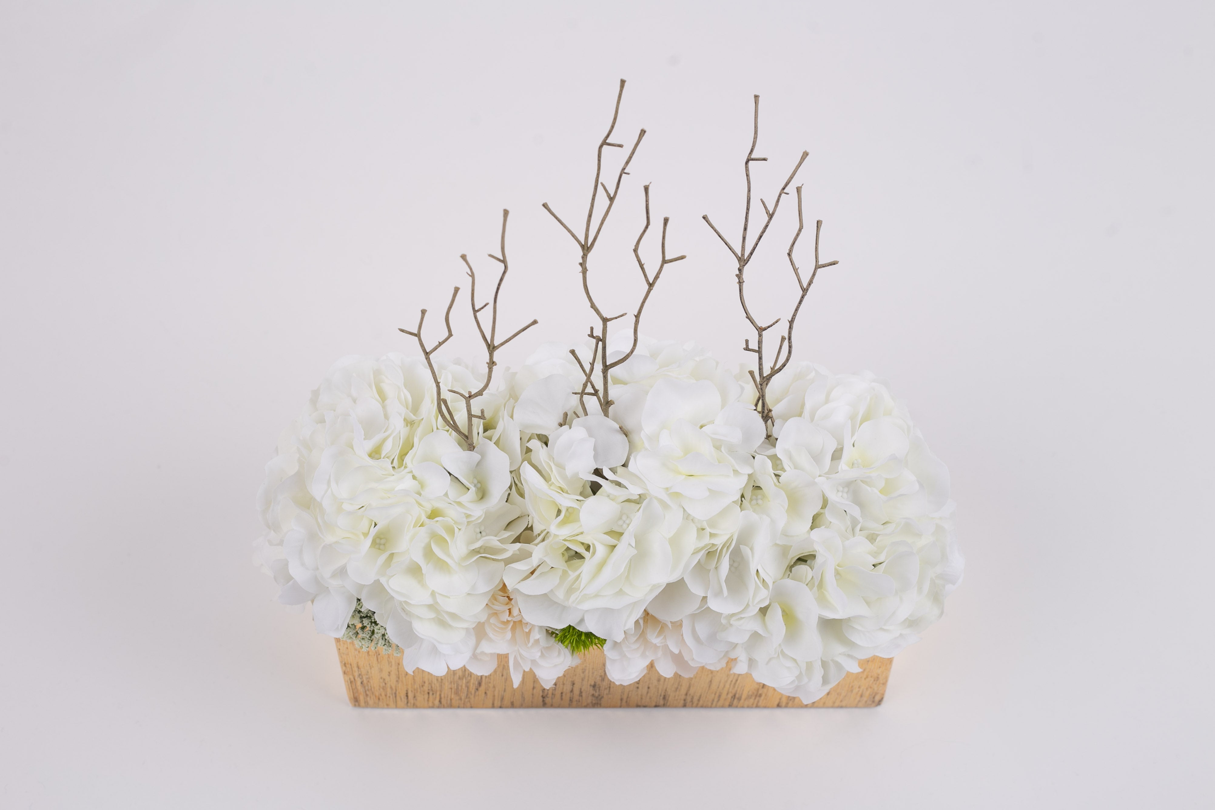 White Dream Blossoms - Rectangle